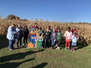 Middle School Youth Group at a Corn Maze