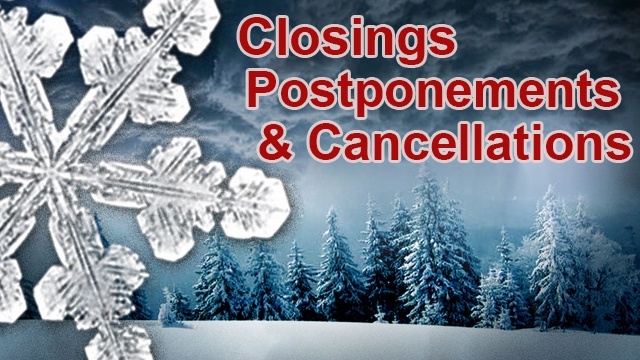 Closings and cancellations at Faith Lutheran Church in Okemos, Michigan