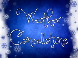 weather cancellations